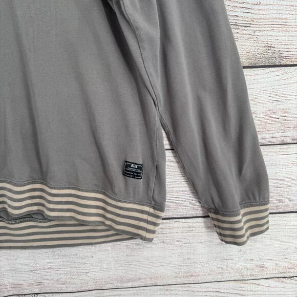 Nike Engineered Henley Hoodie Sweatshirt Men's Size‎ Large Gray - Picture 14 of 16